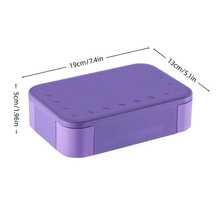 Uninsulated Lunch Bags - Purple - View 1