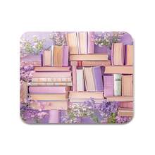 Pink Lavender Floral & Book Pattern Extra Long Gaming Mouse Pad And Desk Mat Set, Non-Slip Durable Rubber Base, Smooth Surface, Suitable For Computer Laptop Office Home, Abstract Art Decor, Back To School Supplies - A - View 14