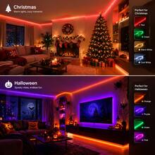 Lampu Strip LED RGB dengan Remote IR 24 Tombol, Ditenagai USB, Perubahan Warna Multi-warna, Pencahayaan Ambient DIY, Untuk Kamar Tidur, Ruang Bermain Game, Dekorasi Pesta Liburan. - RGB 24 Tombol - View 5