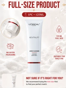 L’Oreal Paris L'Oreal Paris Age Perfect 滋養潔顏乳 旅行裝 30ml / 正裝 125ml，溫和深層清潔，不緊繃不乾燥，舒適清爽，適合所有膚質 - 歐萊雅專研滋潤氨基潔面乳 - 查看 5