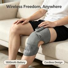 FollowBreak Alat Pijat Pemanas Lutut Elektrik - Model Panjang, Baterai Lithium-Ion 1800mAh, Unisex - MultiWarna - View 5