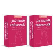 Spanish Amantes Borrachos Couple Party Game Deck, Fun Drinking Interactive Card Game, Great Gift For Christmas, Game Party, Amusing Group Entertainment For Adult Couples And Friends - Multicolor - View 3