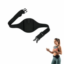Black Wireless Microphone Waist Belt, Adjustable Nylon Strap, Suitable For Stage, Public Speaking, Fitness, Teaching And Other Scenarios - Black - View 7