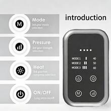 2pcs Wireless USB Leg Massager, Full Leg Wrap Massager, 3 Modes 3 Intensity Levels, Home Office Gym Outdoor Portable Muscle Relaxation Device For All Family - Black - View 4