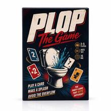 PLOP Is A Fast-Paced Party Card Game Perfect For Playing With Family And Friends. The Game Combines Strategic Risk, Timing, And Color Matching, And Includes Toilet Cards, Skip Flip Cards, And Wild Action Cards. It Features 52 High-Definition, Full-Color Cards, Upgraded With Thicker 300g Coated Paper And A Matte Finish, In A Standard 9*6.5CM Size Packaging Box. - Black - View 7