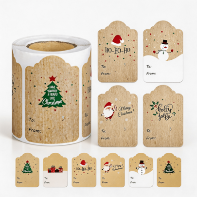 600 Adet Noel Hediye Etiketleri, Noel Baba Hediye Etiketi Çıkartmaları, Kardan Adam Hediye Etiketi Çıkartmaları, Kendinden Yapışkanlı Noel Etiket Çıkartmaları, Noel Hediye Paketleme Etiketleri