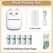 Mini Sticker Printer, Portable Pocket Thermal Printer With Paper Roll For Halloween Party Decor, Halloween Gifts, Study Notes, Photo Printing, Memos, Diaries, Travel Lists, Wireless Inkless Compatible With Android & IOS - Multicolor - View 23