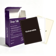Deep Talk Conversation Starter Card Game, No Filters Just Depth Interactive Question Deck, Wonderful Gift For Christmas, Game Party, Meaningful Social Entertainment For Couples And Adult Friend Gatherings - Multicolor - View 8