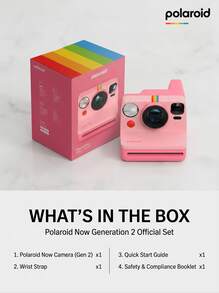 Polaroid Now Gen3 Instant Camera | The Perfect Classic Retro Choice For Beginners! Built-In Soft-Focus Filter, Single-Shot Imaging, Autofocus, Double Exposure, Vintage Film Feel, Instant Prints. - View 10