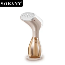 SOKANY 12010 1000W Handheld Garment Steamer | Rapid Heating, Strong Wrinkle Removal, Portable & Lightweight, For All Fabrics - Mustard Yellow - View 7