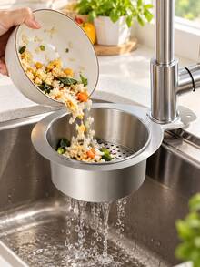 2pcs Swan Shaped Sink Strainer Basket, Stainless Steel Sink Filter Strainer - View 4