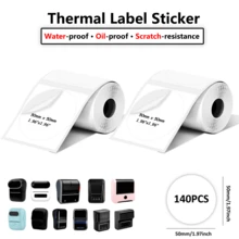 Thermal Self-Adhesive Label Paper For Halloween Packaging Seals, Smudge-Proof Stickers For Phomemo M110 M220 M200, E210 P50 PT-260 Printers, Treat Bags, Barcodes, Logos, Small Business & Home Tagging, Refill Tape Only - View 13