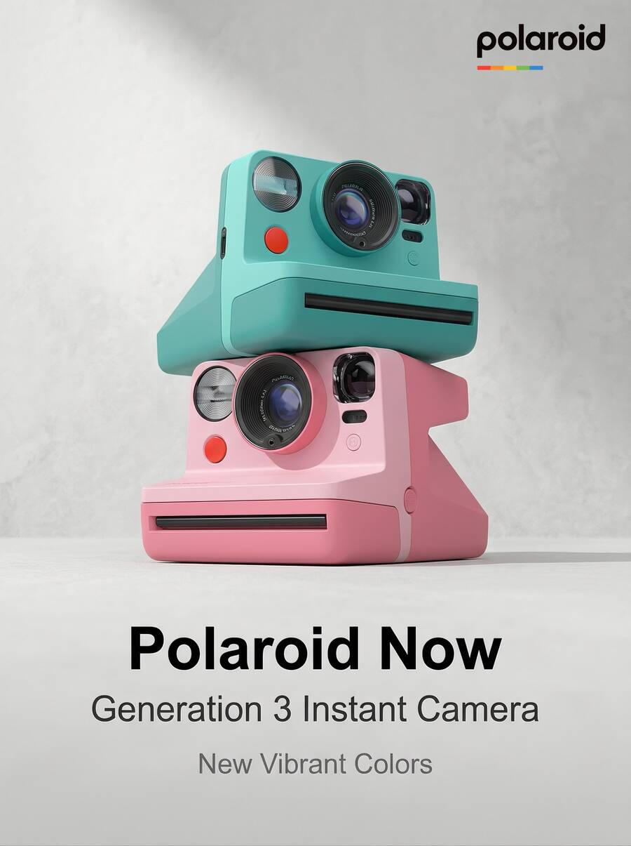 Polaroid Now Gen3 拍立得|經典復古入門首選!內建柔光濾鏡 一次成像 自動對焦 雙重曝光 復古膠片感 即拍即得 - 查看 1