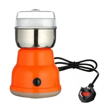 迷你電動研磨機，廚房使用，300ml容量，超細食品研磨機，適用於研磨咖啡、調味料、胡椒、穀物。僅適用於研磨乾燥且柔軟的食材（請勿接觸水）。研磨工具。 - 英規插(220-240V) - 查看 13