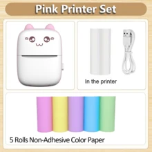 Mini Sticker Printer, Portable Pocket Thermal Printer With Paper Roll For Halloween Party Decor, Halloween Gifts, Study Notes, Photo Printing, Memos, Diaries, Travel Lists, Wireless Inkless Compatible With Android & IOS - Multicolor - View 31