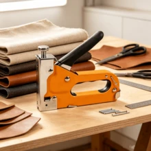 Heavy Duty 4-In-1 Manual Staple Gun, With Staples, Manual Stapler And Nail Gun, Brad Nailer Power Adjustable Staple Gun, Suitable For Wood, Crafts, Woodworking, Decoration DIY Staple Gun, Multi-Function Fastener, For Interior Decoration, Construction, Insulation, Fencing And Cables - Random Style - View 5