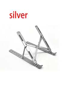 Aluminum Alloy Foldable Heat Dissipation Height-Increasing Tray, Portable Desktop Stand, Multi-Angle Support Bracket, Computer Base, Desktop Stand, Ventilation And Heat Dissipation, Sturdy And Durable, Convenient To Carry, Travel Essential, Suitable For Laptops, Tablets And Phones, Suitable For Home Or Office And Other Places, Perfect Gift Choice - View 8