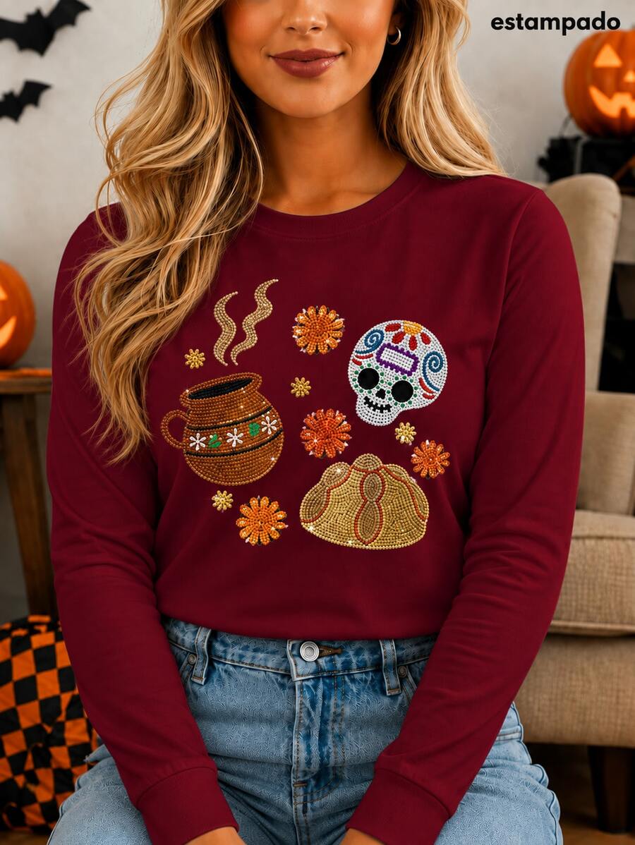 Women T-Shirts - Burgundy - View 1