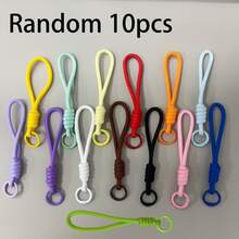 10/30pcs Colorful Nylon Rope, Suitable For DIY Handmade Weaving Kits, Keychain And Backpack Decoration Materials, Handmade Jewelry Making Tools, Versatile For Daily Fashion, Great Choice For Valentine's Day Gifts - Buckle-style Colored Nylon Rope - View 9