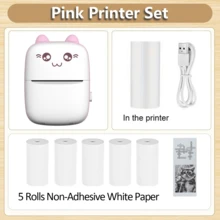 Mini Sticker Printer, Portable Pocket Thermal Printer With Paper Roll For Halloween Party Decor, Halloween Gifts, Study Notes, Photo Printing, Memos, Diaries, Travel Lists, Wireless Inkless Compatible With Android & IOS - Multicolor - View 46