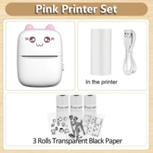 Mini Sticker Printer, Portable Pocket Thermal Printer With Paper Roll For Halloween Party Decor, Halloween Gifts, Study Notes, Photo Printing, Memos, Diaries, Travel Lists, Wireless Inkless Compatible With Android & IOS - Multicolor - View 40