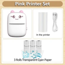 Mini Sticker Printer, Portable Pocket Thermal Printer With Paper Roll For Halloween Party Decor, Halloween Gifts, Study Notes, Photo Printing, Memos, Diaries, Travel Lists, Wireless Inkless Compatible With Android & IOS - Multicolor - View 22