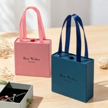 6pcs Mini Portable Handheld Pull-Out Jewelry Boxes For Rings, Earrings, Necklaces Storage And Display, Elegant Birthday Anniversary Gift Packaging - Same Style, Multiple Colors - View 5