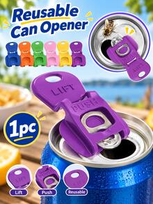 2pcs Random Color 6-Color Soda Can Opener And Soda Can Lid, Beverage Protection Cap, Suitable For Party, BBQ, Camping And Travel - Multicolor - View 13