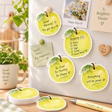 Fruit Store Series Pear Sticky Notes 30pcs/Pack, Realistic Fruit Portable Reusable Memo Pads, Cute INS Creative Planner Decoration Stationery - one-size - View 7