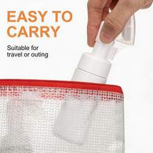 Empty Foam Soap Dispenser, Facial Cleansing Foam Bottle With Hand Cleaning Brush, White - View 10