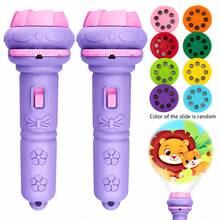32 Patterns & 4 Cards Projection Flashlight - Imagination Inspiring, Suitable For 3-12 Years Old Children (Some Accessories Randomly Sent) - Multicolor - View 14