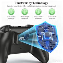 Xb Ox Series X/S Controller Charging Battery Pack, With LED Digital Display Showing Precise 1% Battery Level, Capable Of Continuous Gaming For 40 Hours, Fast Charging In 3-4 Hours. Essential For Gamers. Not Applicable To Xb Ox One Series Controllers. - View 6
