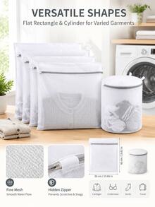 SMEGGEMS 3pcs XXL Fine Mesh Laundry Bags, High-Quality Zipper Design, Suitable For Delicate Clothing, Underwear And College Dorm Essentials, 19.69x23.62 Inches, Laundry Bags - View 10