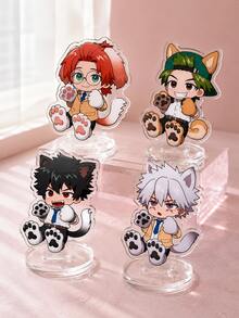1pc/4 Style Phantom Busters Anime Acrylic Standee Model, Desktop Decoration Collectible, Suitable For Cosplay Fans Gift, Perfect Fan Gift, Holiday Gift, Best Gift For Boys/Girls - Multicolor - View 3