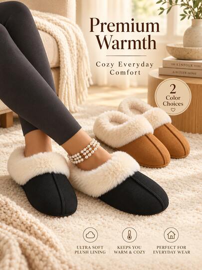 1 Pair Soft Solid Color Loose Home Slippers; Lightweight And Soft, With Non-Slip EVA Sole; Suitable For All Seasons; Personalized Mother's Day Gift; Gift For Mom; Mother's Day Gift Recommendation; Handmade Greeting Card For Mom; Selected Mother's Day Gifts Under $50; Footwear; Spring/Summer Selection; Indoor/Outdoor Use; Suitable For Home, Beach, Travel And All Ages; Exquisite Item; Mother's Day Gift; Garden; Summer; Soft; Graduation; Shoe Rack; Storage Solution; Graduation Ceremony; Congratulations To Graduates; Graduation Party.