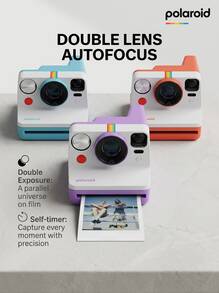 Polaroid Now Gen3 Instant Camera | The Perfect Classic Retro Choice For Beginners! Built-In Soft-Focus Filter, Single-Shot Imaging, Autofocus, Double Exposure, Vintage Film Feel, Instant Prints. - View 3