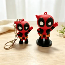 Mesuca Disney 1個卡通角色印花迷你托特包，拉鍊式手提包，便攜日常收納袋，適合動漫愛好者的休閒收納與節日禮物 - 彩色 - 查看 9