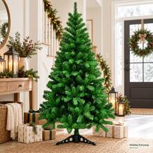 Christmas Decoration Tree Artificial PVC Tree With Stable Base For Indoor Holiday Display - Green - View 10