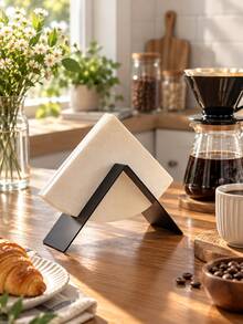 Pour Over Coffee/V-Shaped Durable 430 Stainless Steel/Coffee Filter Paper Holder/Storage Box/Coffee Bar Storage Rack - View 9