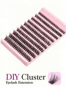 Natural Soft Handmade Segmented DIY Eyelash Extensions, Individual Clusters, Seamless Comfortable Eyelashes - D - View 8