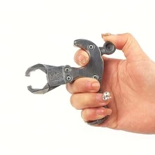 1pc Steel Ball & Speargun Slingshot Shooter, Speargun Ring, Speargun Finger Guard Launcher - Multicolor - View 4