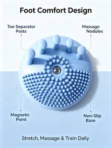 Bộ 2 dụng cụ massage chân tập vòm hai mặt chống trượt - tách ngón chân, kéo giãn cơ chân, tạo dáng chân hoàn hảo, phù hợp cho luyện tập đi chậm tại nhà và văn phòng, lựa chọn quà tặng tuyệt vời cho bạn bè, cha mẹ và người yêu - Nhiều màu - Xem 6