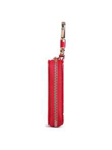 Retro Polka Dot Leather Car Key Case,Portable Key Holder Pouch With Hanging Pendant,Auto Key Protector For Daily Use - Multicolor - View 4