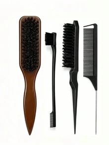 1pc Men's Beard Brush - Can Be Used For Beard Grooming, Combing, Face Massage, Thick Beard, Facial Hair Cleaning, Suitable For Travel - Beard Brush - View 10