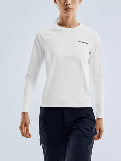CAMEL CROWN Women's Outdoor Yoga T-Shirt: Sun-Protective, Quick-Drying, Breathable, Comfortable, And Stylish Solid-Color Long-Sleeve Fitness Top