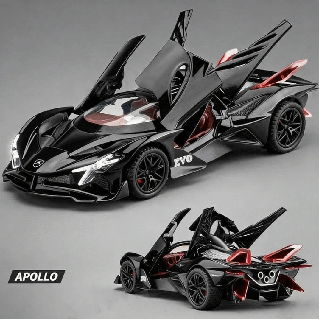 Apollo Sun God Luxury Sports Car Racing Simulation Children's Toy Car Model Boys Ornament