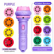 32 Patterns & 4 Cards Projection Flashlight - Imagination Inspiring, Suitable For 3-12 Years Old Children (Some Accessories Randomly Sent) - Multicolor - View 8