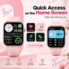 Smartwatch With 2 Straps, 2.04" HD Display, Bluetooth Calling, AI-Customized Watch Faces, Heart Rate & Sleep Monitoring, Menstrual Cycle Reminders, Multi-Sport Modes, 5–10 Days Battery Life, IP68 Waterproof - View 11