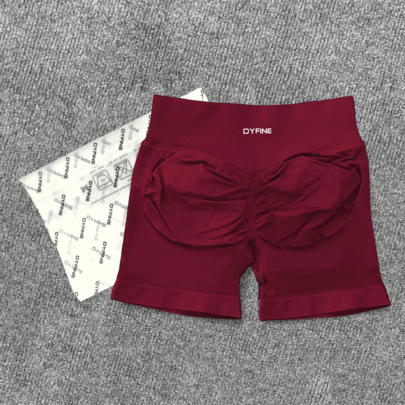DYFINE Impact Series Shorts Deportivos Sin Costuras para Mujer, Diseño Levanta Glúteos, Adecuado para Uso Casual Diario y Entrenamientos de Fitness