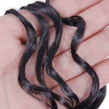 Smilegirl Human Extensions - Natural Black - View 10